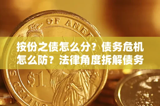 武汉按份之债怎么分？债务危机怎么防？法律角度拆解债务分配与风险自保指南