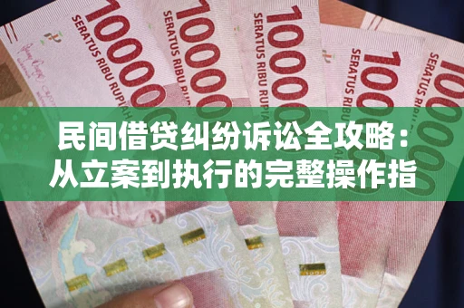武汉民间借贷纠纷诉讼全攻略：从立案到执行的完整操作指南