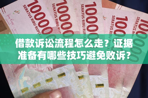 武汉借款诉讼流程怎么走？证据准备有哪些技巧避免败诉？