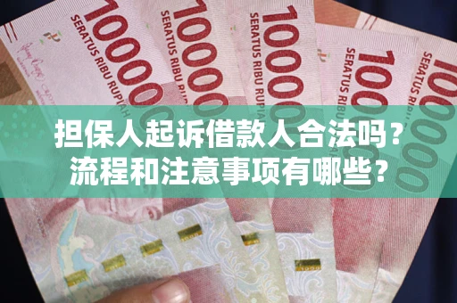 武汉担保人起诉借款人合法吗？流程和注意事项有哪些？