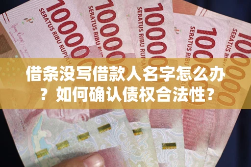 武汉借条没写借款人名字怎么办？如何确认债权合法性？