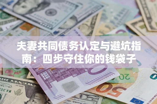 武汉夫妻共同债务认定与避坑指南：四步守住你的钱袋子