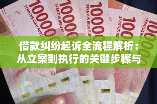 武汉借款纠纷起诉全流程解析：从立案到执行的关键步骤与防败诉指南